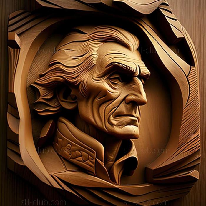 3D model Patrick Henry Bruce American artist (STL)